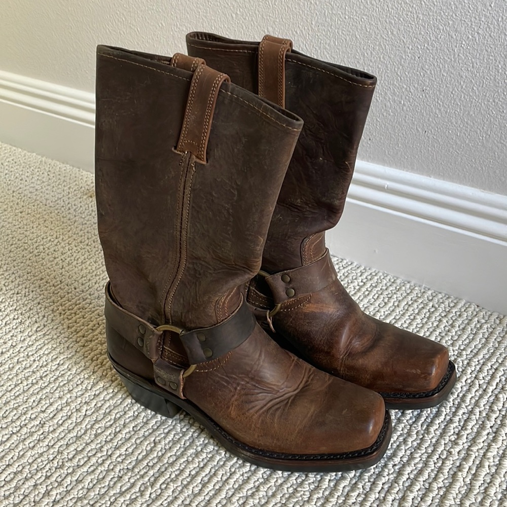Frye 12R harness boots